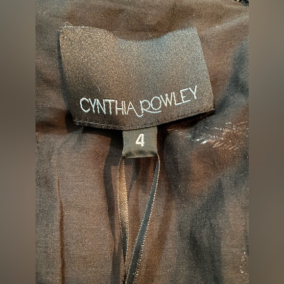 NWT Cynthia Rowley NY Sleeveless Jetset Silver Dragonfly High Low Mini Dress - Picture 10 of 12